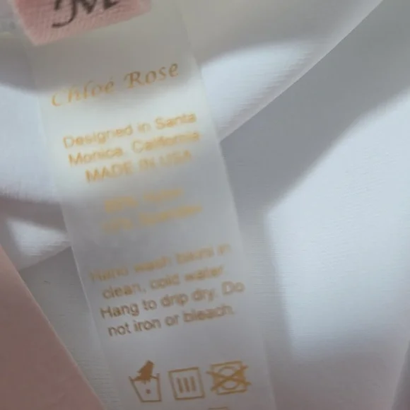 NWT Chloe Rose Revolve Ahoy Navy & White Nautical Swimsuit Size Medium - Picture 8 of 11